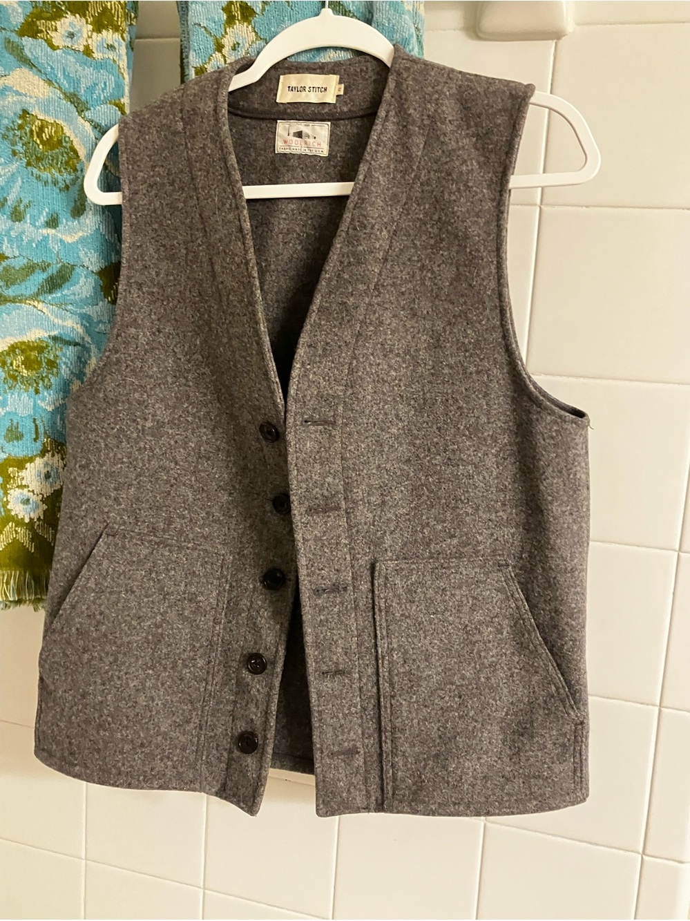 Taylor Stitch Woolrich wool vest